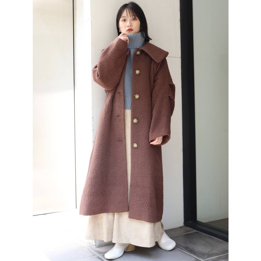 ビッグカラーマキシコート[品番：MKSW0040913]｜MURUA（ムルーア