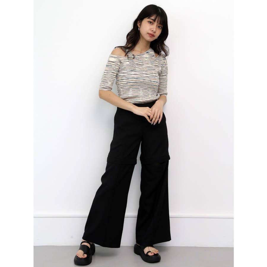アシメトングサンダル[品番：MKSW0050484]｜MURUA（ムルーア）の