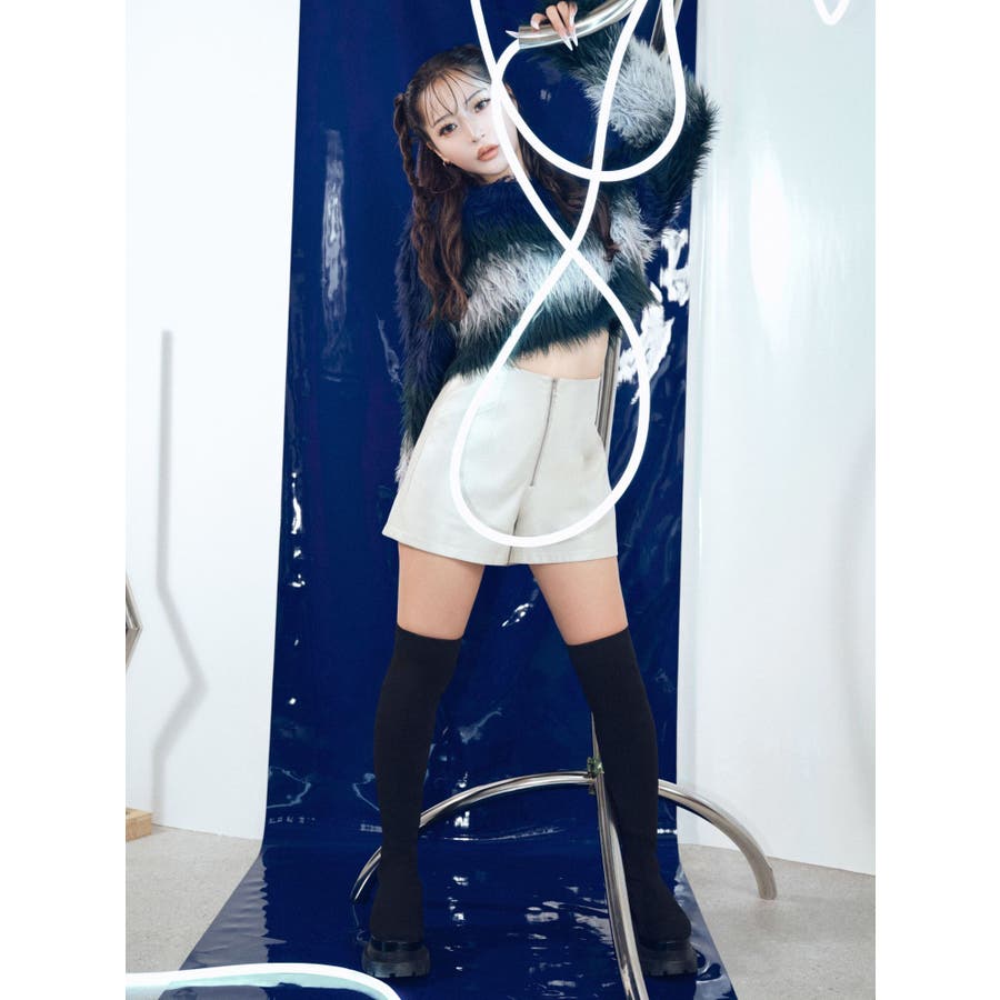 フェイクレザーショートパンツ[品番：MKSW0062430]｜MURUA