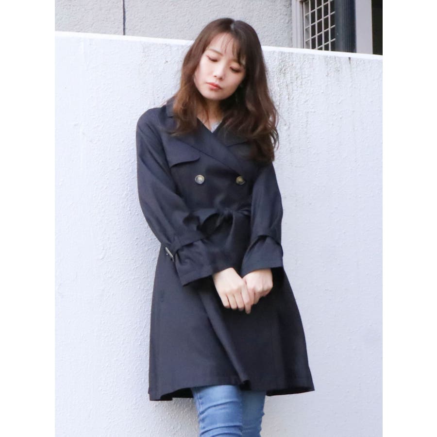 ワンピースライクトレンチコート 品番 Mksw Dazzlin ダズリン のレディースファッション通販 Shoplist ショップリスト