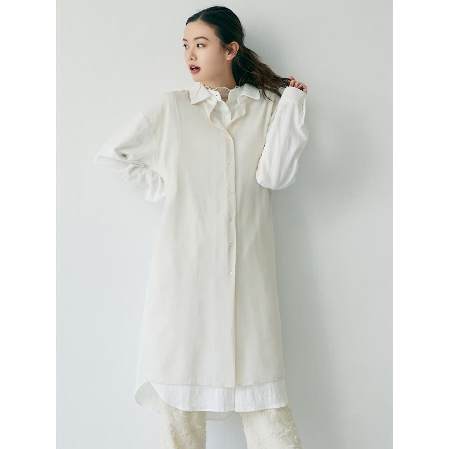 バイカラーシャツワンピース 品番 Mksw Dazzlin ダズリン のレディースファッション通販 Shoplist ショップリスト