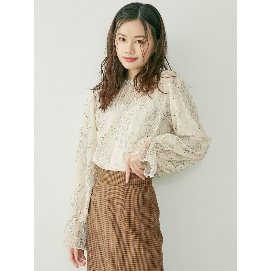 フェミニンレースブラウス 品番 Mksw Dazzlin ダズリン のレディースファッション通販 Shoplist ショップリスト