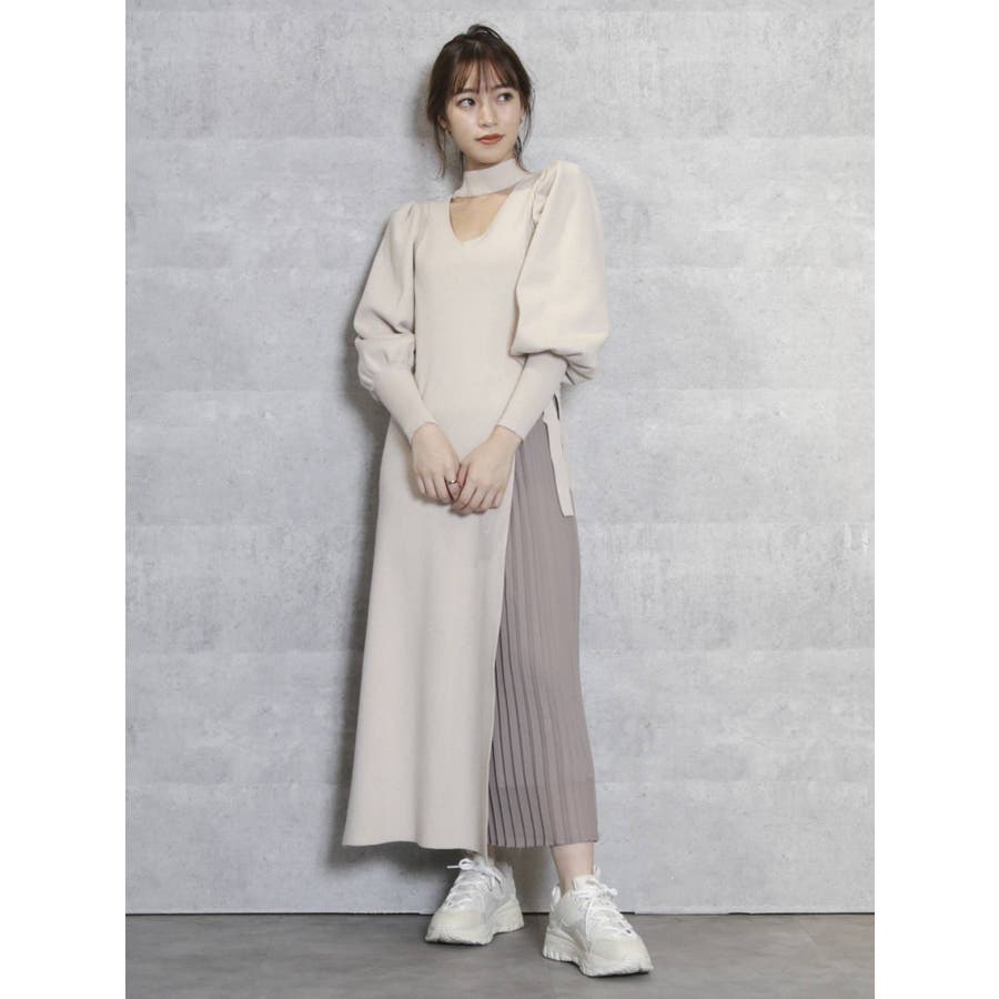 ショルダーポイントコンビワンピース 品番 Mksw Dazzlin ダズリン のレディースファッション通販 Shoplist ショップリスト