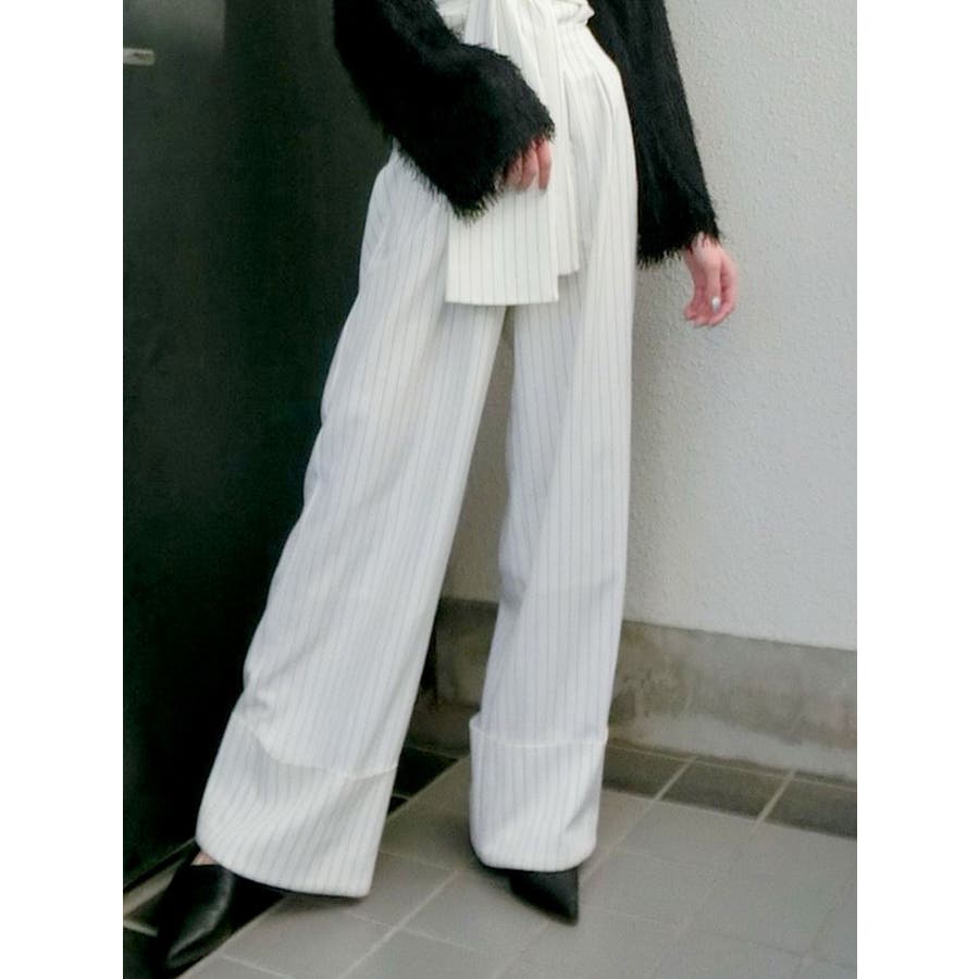 セール】【ZOZO限定商品】ウエストフリルワイドパンツ（その他