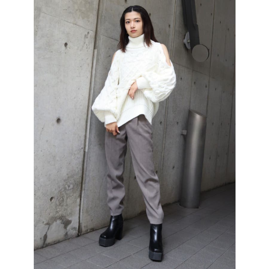 スウィッチングプレスパンツ 品番 Mksw Emoda エモダ のレディースファッション通販 Shoplist ショップリスト