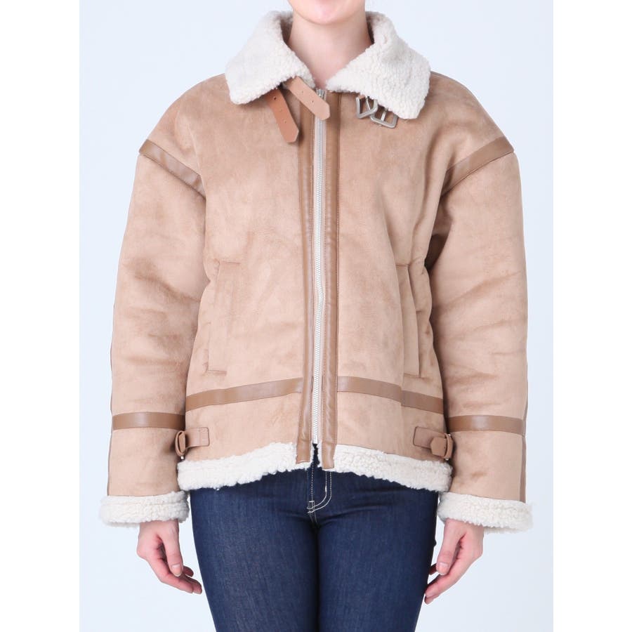フェイクムートンボンバージャケット[品番：MKSW0005232]｜GYDA（ジェイダ）のレディースファッション通販｜SHOPLIST（ショップリスト）