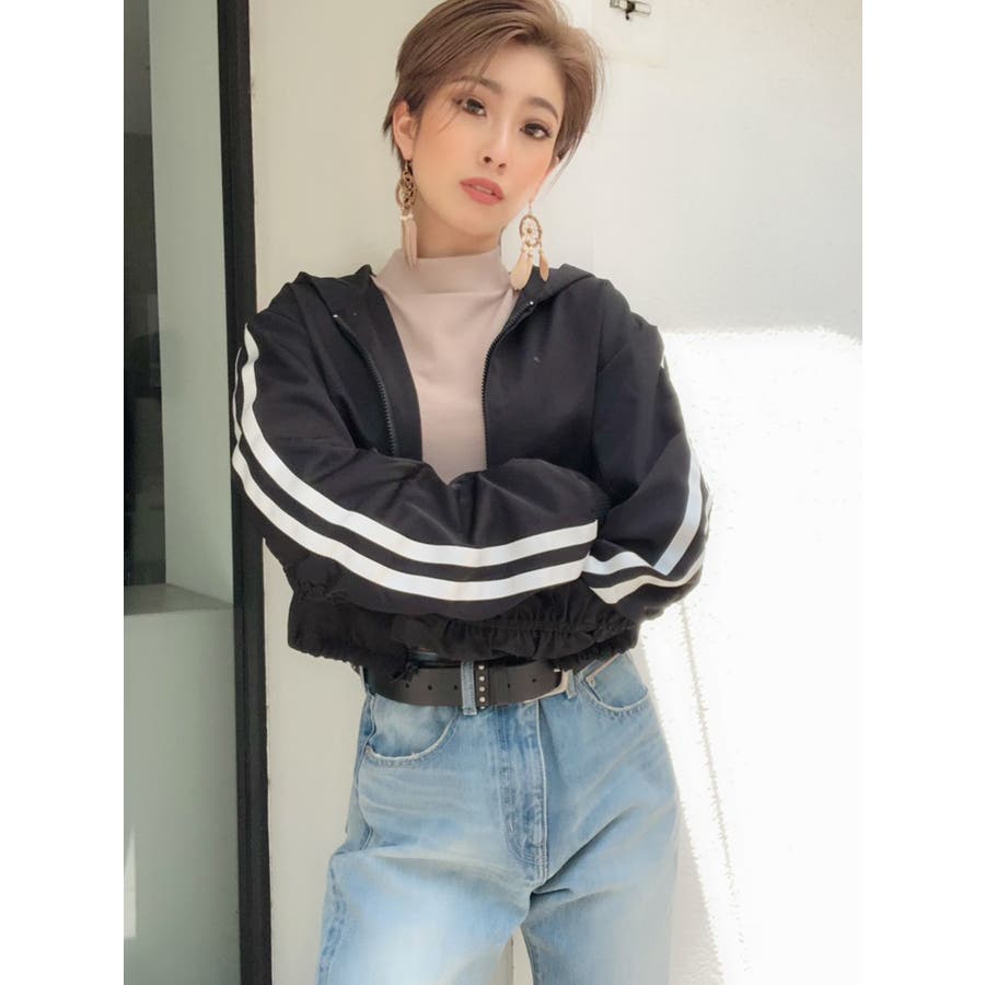 ラインショートブルゾン[品番：MKSW0022486]｜GYDA（ジェイダ