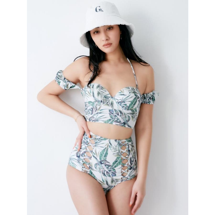 WEB限定】ボタニカル2WAYショルダーSWIM WEAR[品番：MKSW0043140