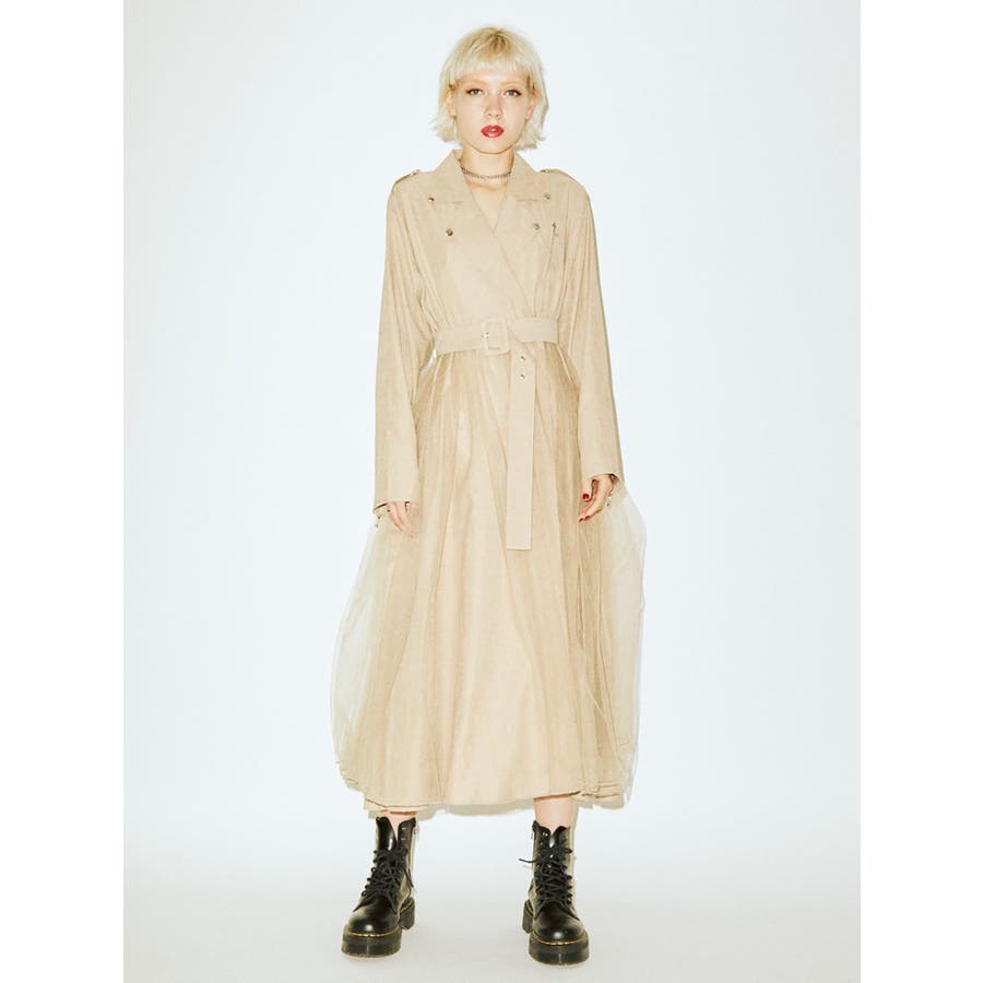 チュールドッキングライダースワンピース 品番 Mksw Jouetie ジュエティ のレディースファッション通販 Shoplist ショップリスト