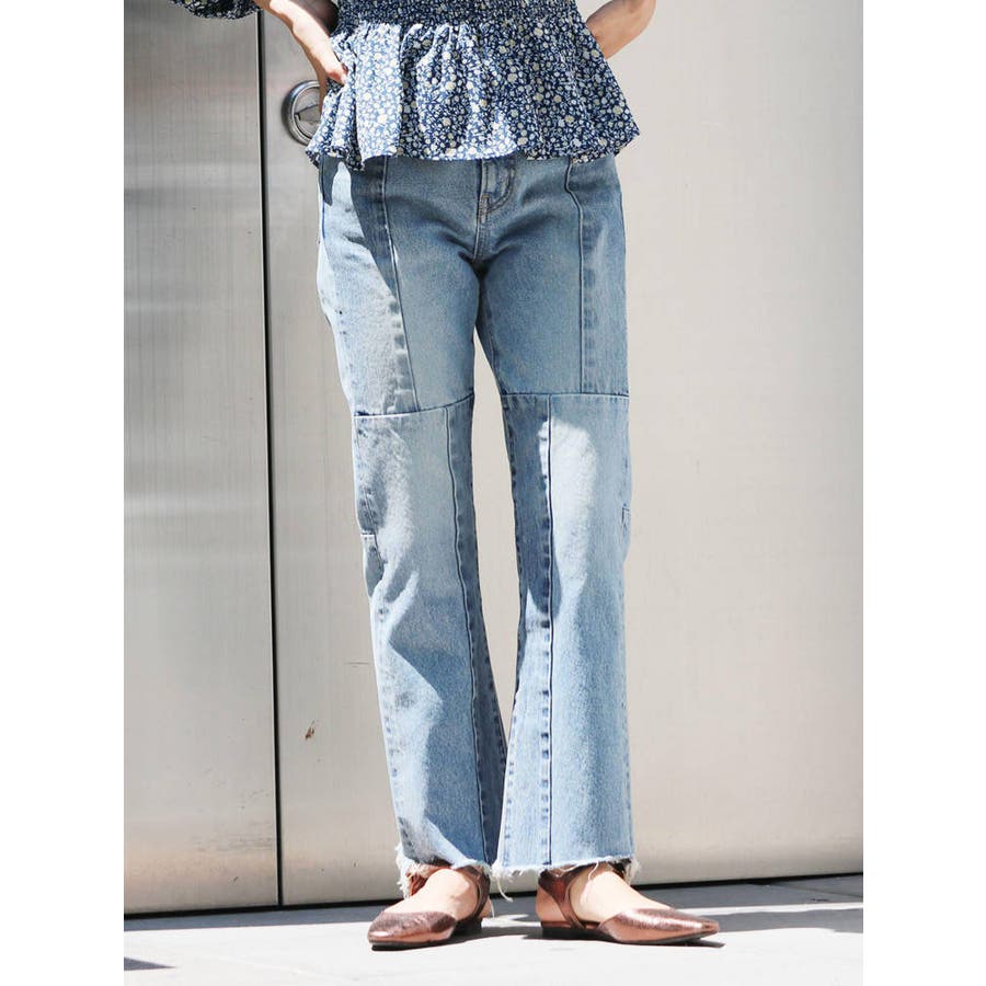 GANNI / ガニー】 Patch Denim Izey：デニム（デニムパンツ