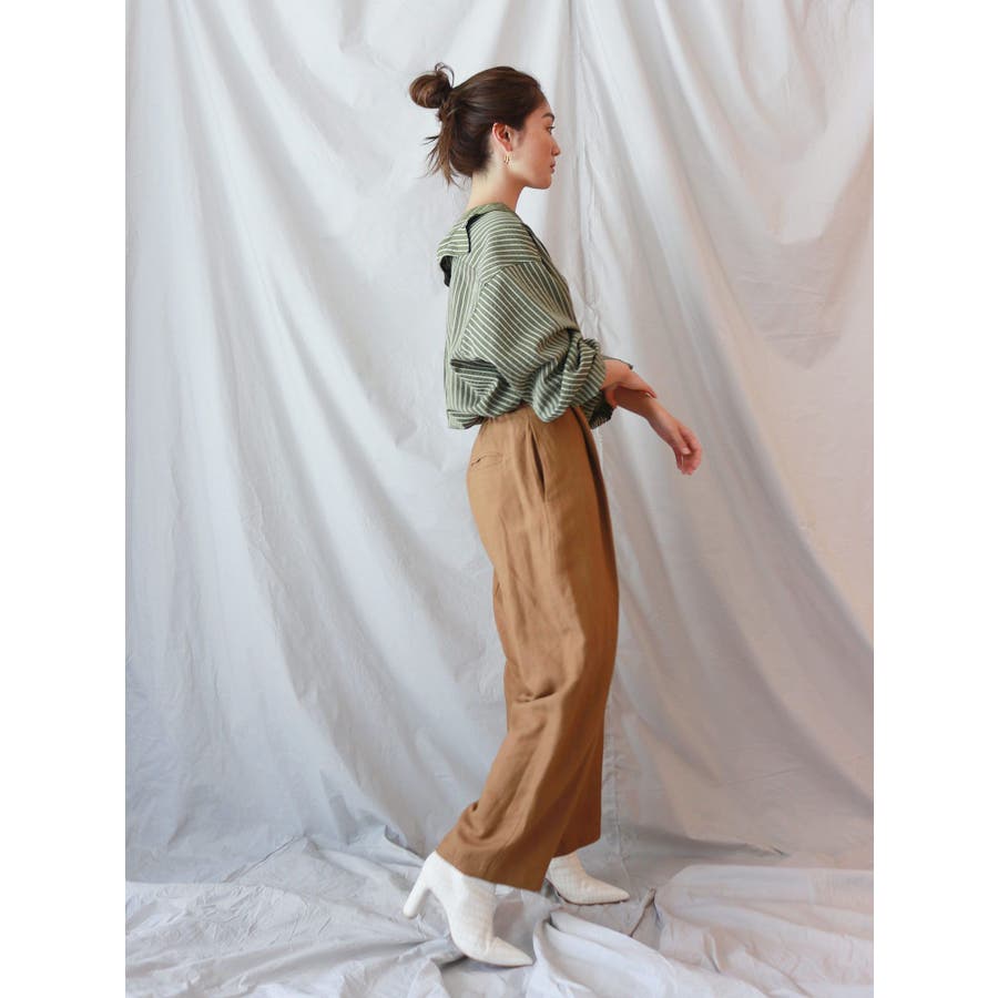 ストライプビッグルーズシャツ[品番：MKSW0021457]｜Ungrid（アングリット ）のレディースファッション通販｜SHOPLIST（ショップリスト）