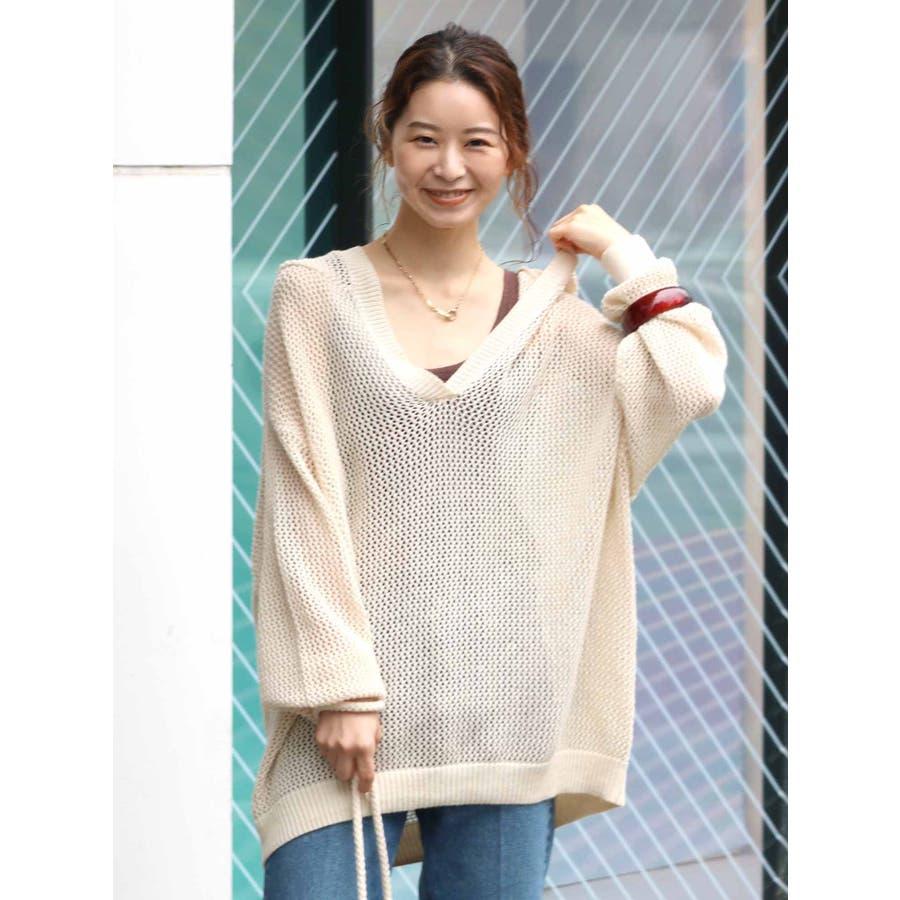 メッシュニットパーカー 品番 Mksw Ungrid アングリッド のレディースファッション通販 Shoplist ショップリスト