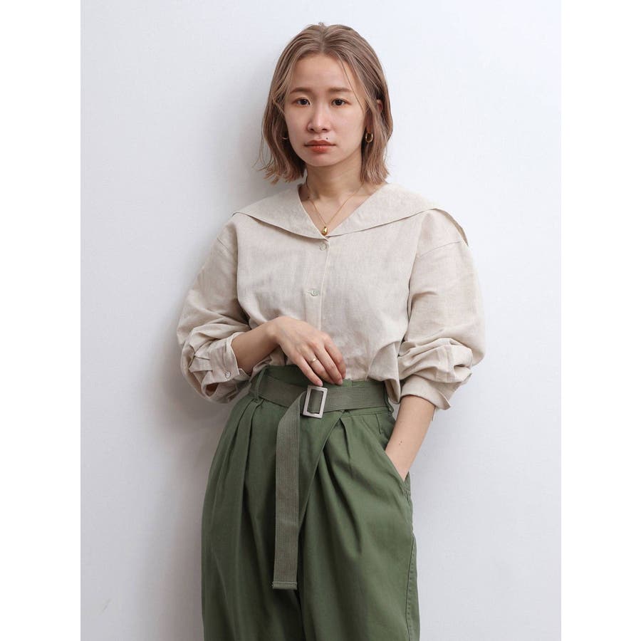 Band collar simple shirt – ARTS&SCIENCE ONLINE SELLER