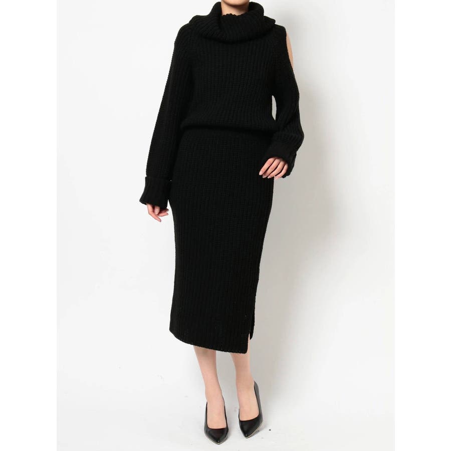 オープンショルダーニットワンピース 品番 Mksw Resexxy リゼクシー のレディースファッション通販 Shoplist ショップリスト