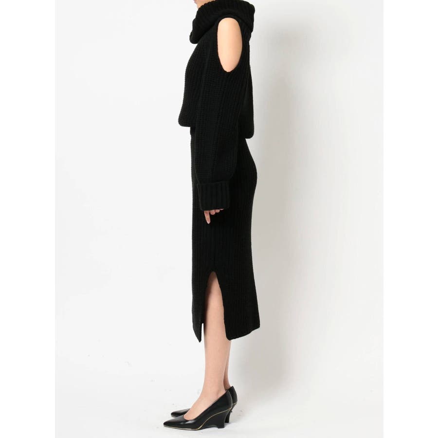 オープンショルダーニットワンピース 品番 Mksw Resexxy リゼクシー のレディースファッション通販 Shoplist ショップリスト