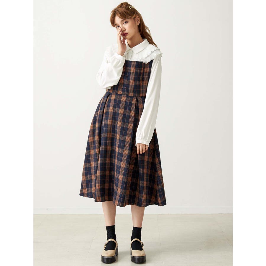 チェックジャンスカ 品番 Mksw Merry Jenny メリージェリー のレディースファッション通販 Shoplist ショップリスト