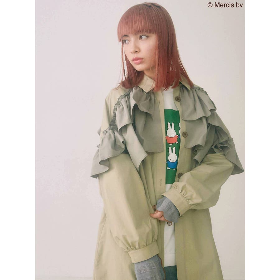 ラグランフリルトレンチコート 品番 Mksw Merry Jenny メリージェリー のレディースファッション通販 Shoplist ショップリスト