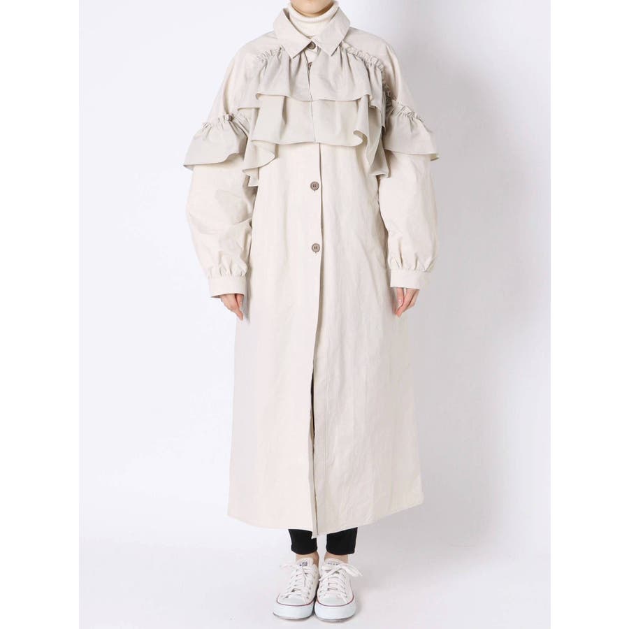 ラグランフリルトレンチコート 品番 Mksw Merry Jenny メリージェリー のレディースファッション通販 Shoplist ショップリスト