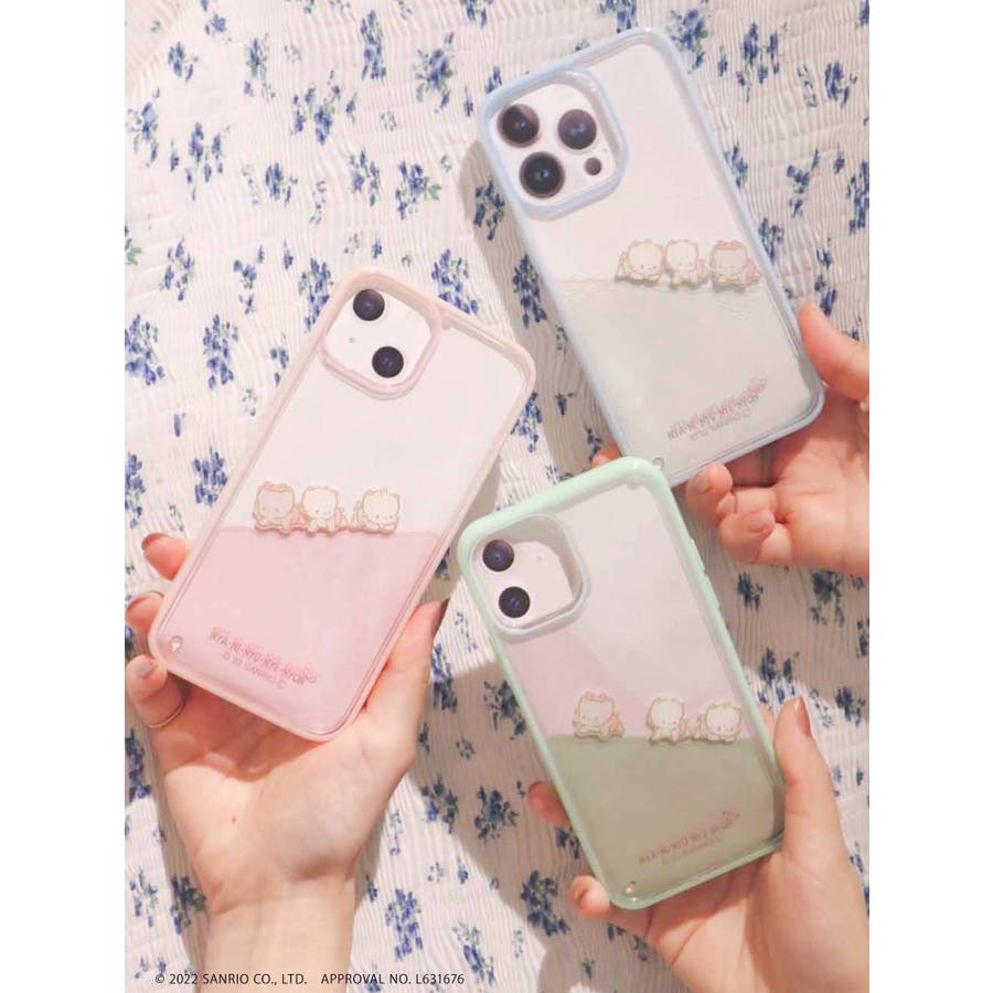 13 Pro】ぷかぷかニャニィニュニェニョンiPhone case[品番