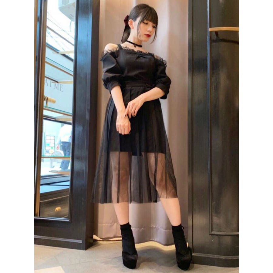 2WAYオフショルラップワンピース[品番：MKSW0023099]｜EATME