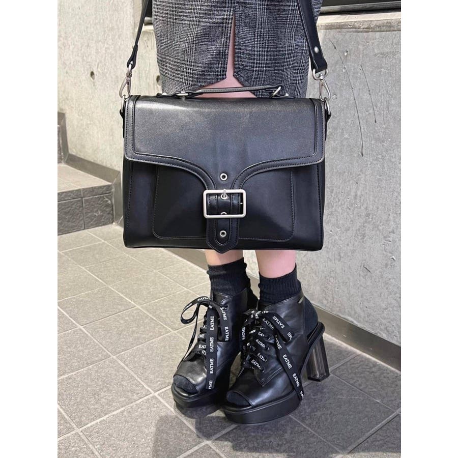 ベルトフラップショルダーBAG[品番：MKSW0044375]｜EATME