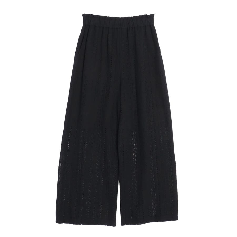 LACE LINE PT/レースラインパンツ[品番：MKSW0056742]｜CALNAMUR