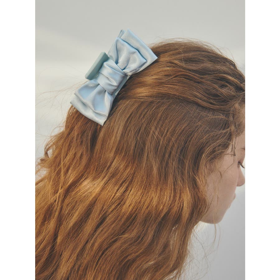 RIBBON HAIR CLIP/リボンヘアクリップ[品番:MKSW0063082 RIBBON HAIR CLIP/リボンヘアクリップ[品番:MKSW0063082