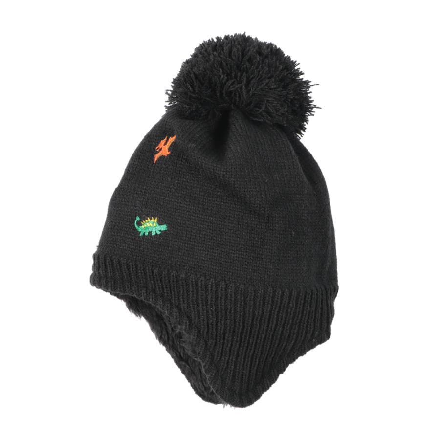 恐竜刺繍ニット帽・帽子[品番：MTIK0012173]｜こどもの森e-shop