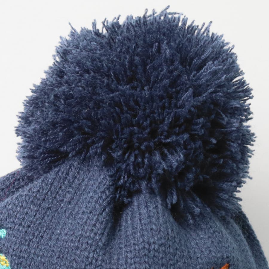 恐竜刺繍ニット帽・帽子[品番：MTIK0012173]｜こどもの森e-shop