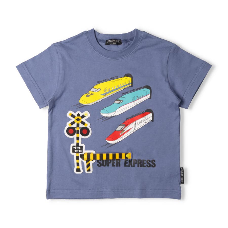 JR新幹線電車遮断機仕掛け半袖Tシャツ[品番：MTIK0011634