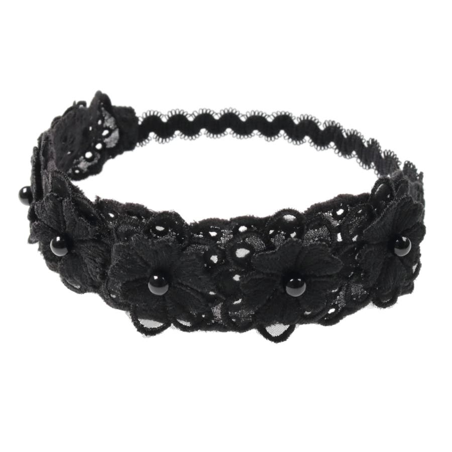 お花レースヘアバンド・ヘッドドレス[品番：MTIK0011862]｜こどもの森e