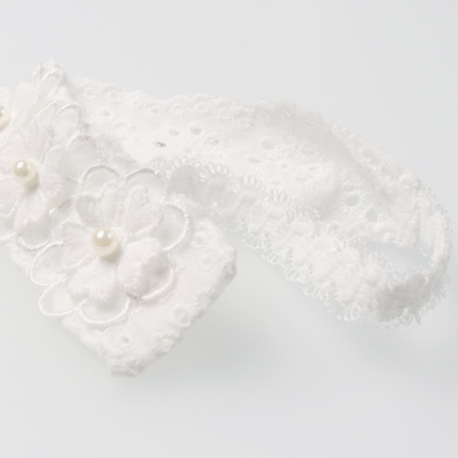 お花レースヘアバンド・ヘッドドレス[品番：MTIK0011862]｜こどもの森e