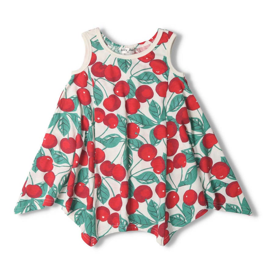 Jollyjury さくらんぼ フルーツ柄ワンピース 品番 Mtik こどもの森e Shop コドモノモリイーショップ のキッズ ファッション通販 Shoplist ショップリスト