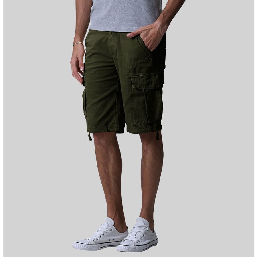 カーゴショーツ メンズ ハーフパンツ メンズ サマー 綿100