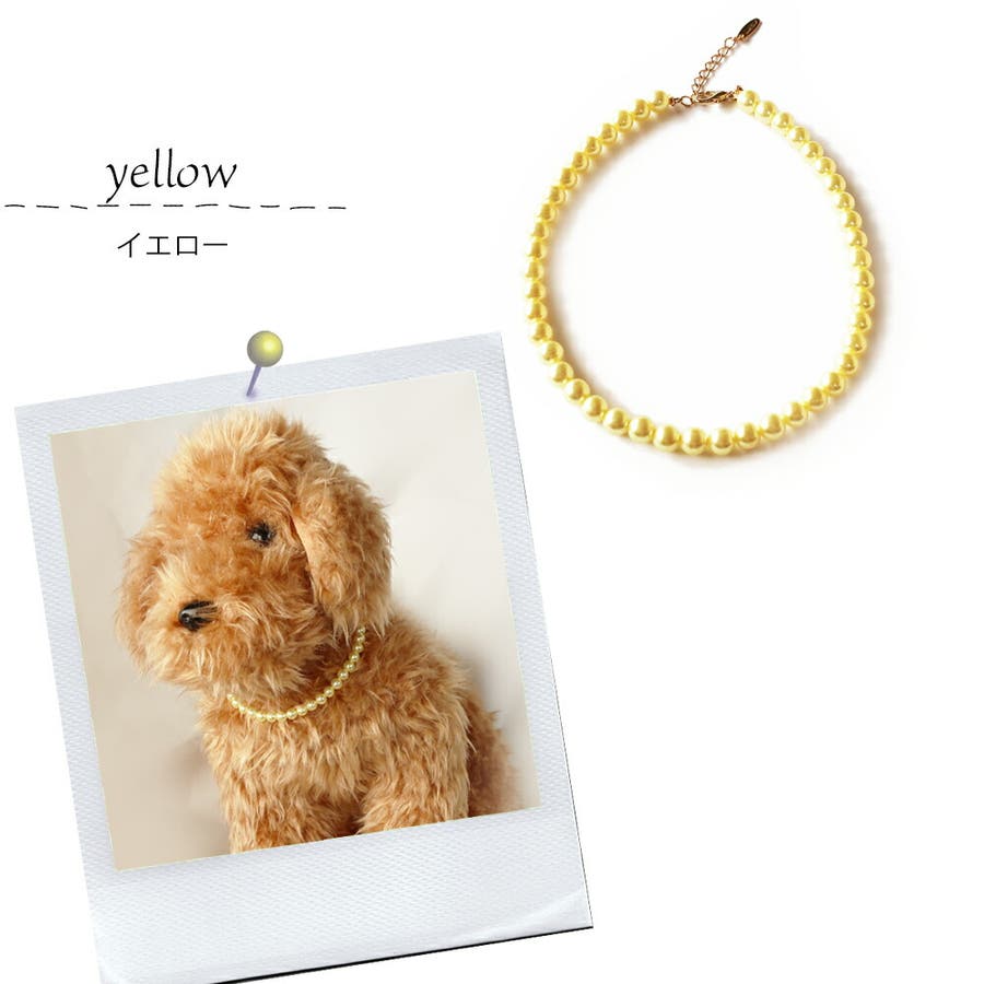 ペットアクセサリー 犬用ネックレス 首輪[品番：MLOA0002565