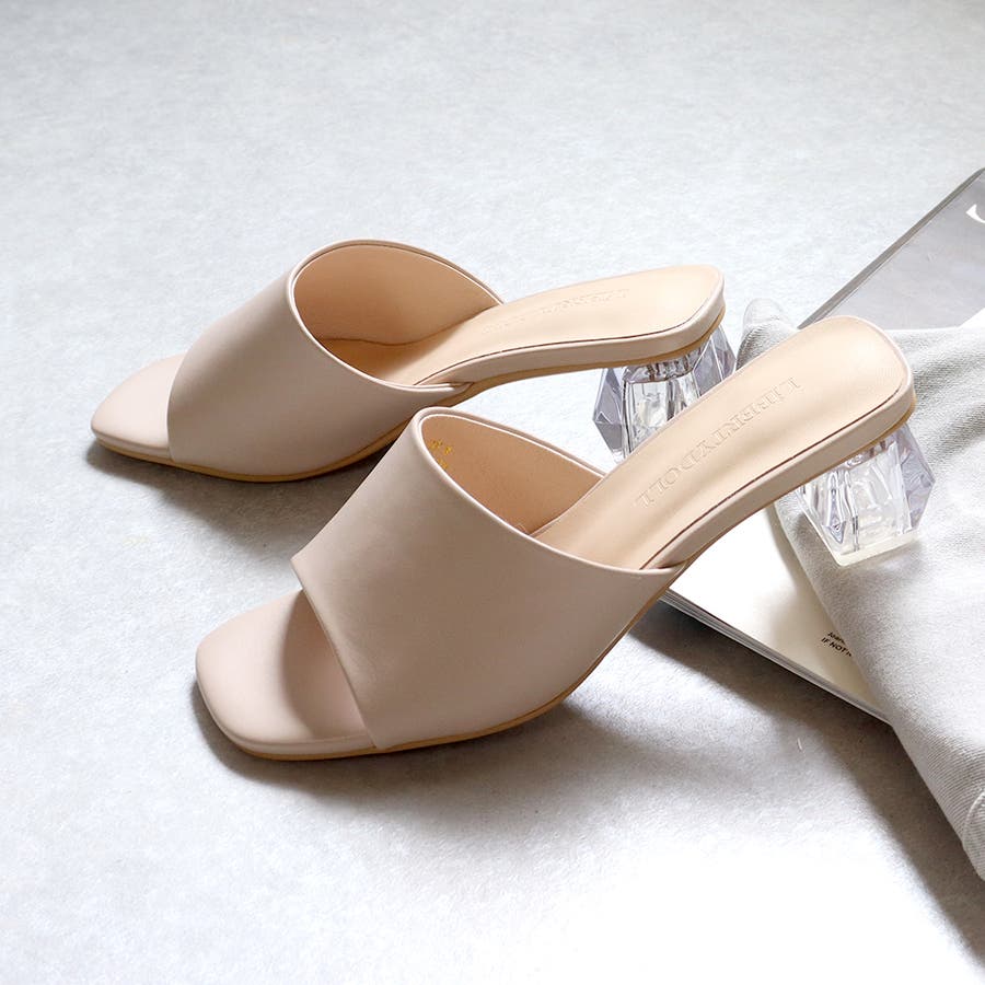 Steve Madden☆ 上品クリアー・ピンヒール・ミュールサンダル org.jpg