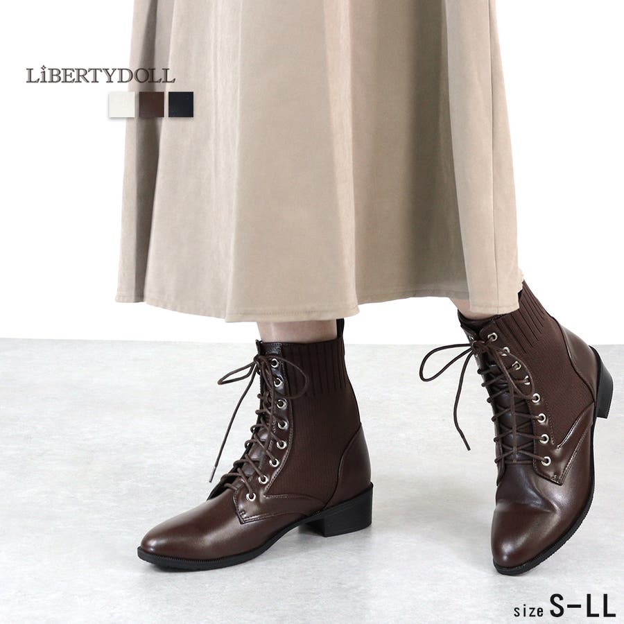INCH2 Leather Brogue Boots レースアップブーツ 38