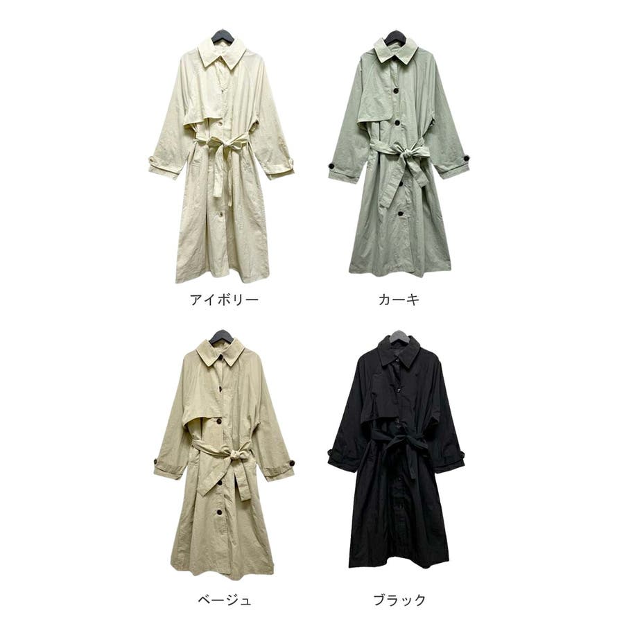 トレンチコート スプリングコート レディース[品番：MIDW0001246