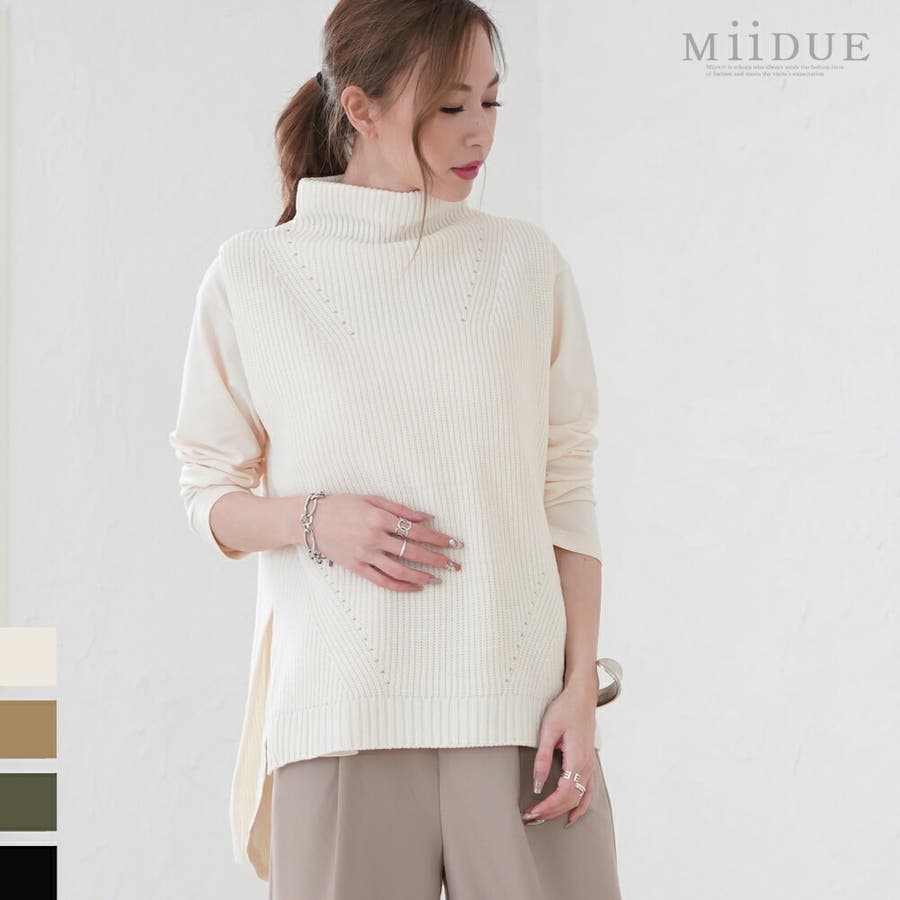 ニットベスト レディース 春 品番 Midw Miidue ミイデューエ のレディース ファッション通販 Shoplist ショップリスト