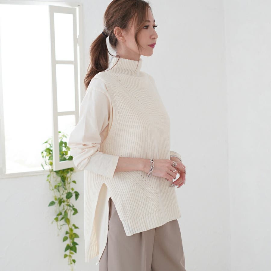 ニットベスト レディース 春 品番 Midw Miidue ミイデューエ のレディース ファッション通販 Shoplist ショップリスト