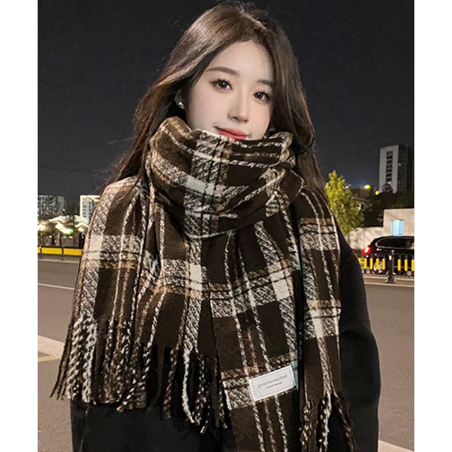 ASAUCE MELER - 新品未使用☆ASAUCE MELER 大判ストール ギンガムチェック フリンジの通販｜ラクマ