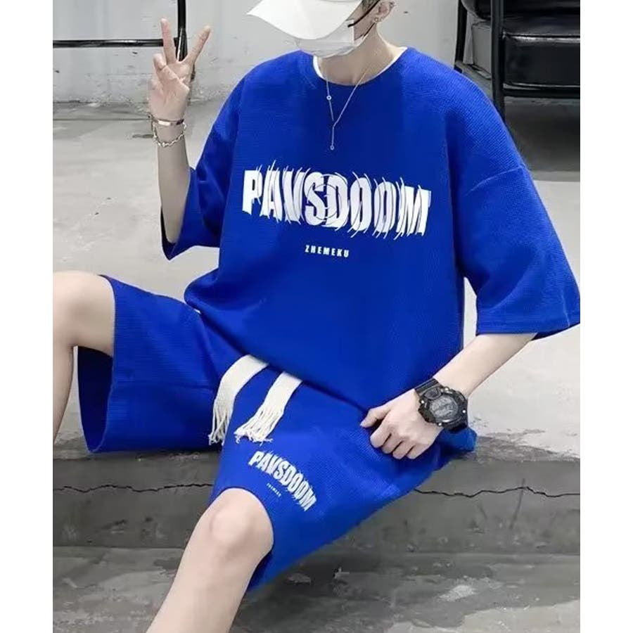 半袖Tシャツ ハーフパンツ セットアップ[品番：II000011776