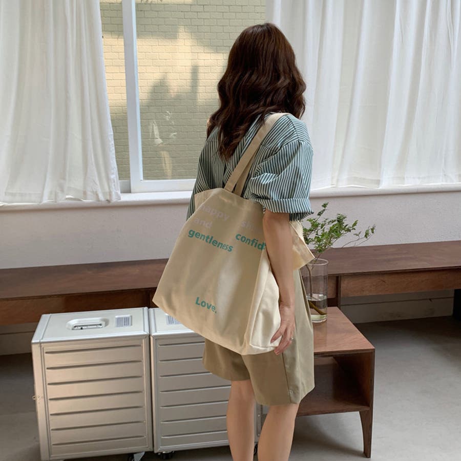 韓国 トートバッグ キャンバス 春夏 新作[品番：II000008119]｜Miniministore（ミニミニストア）のレディースファッション通販｜SHOPLIST（ショップリスト）