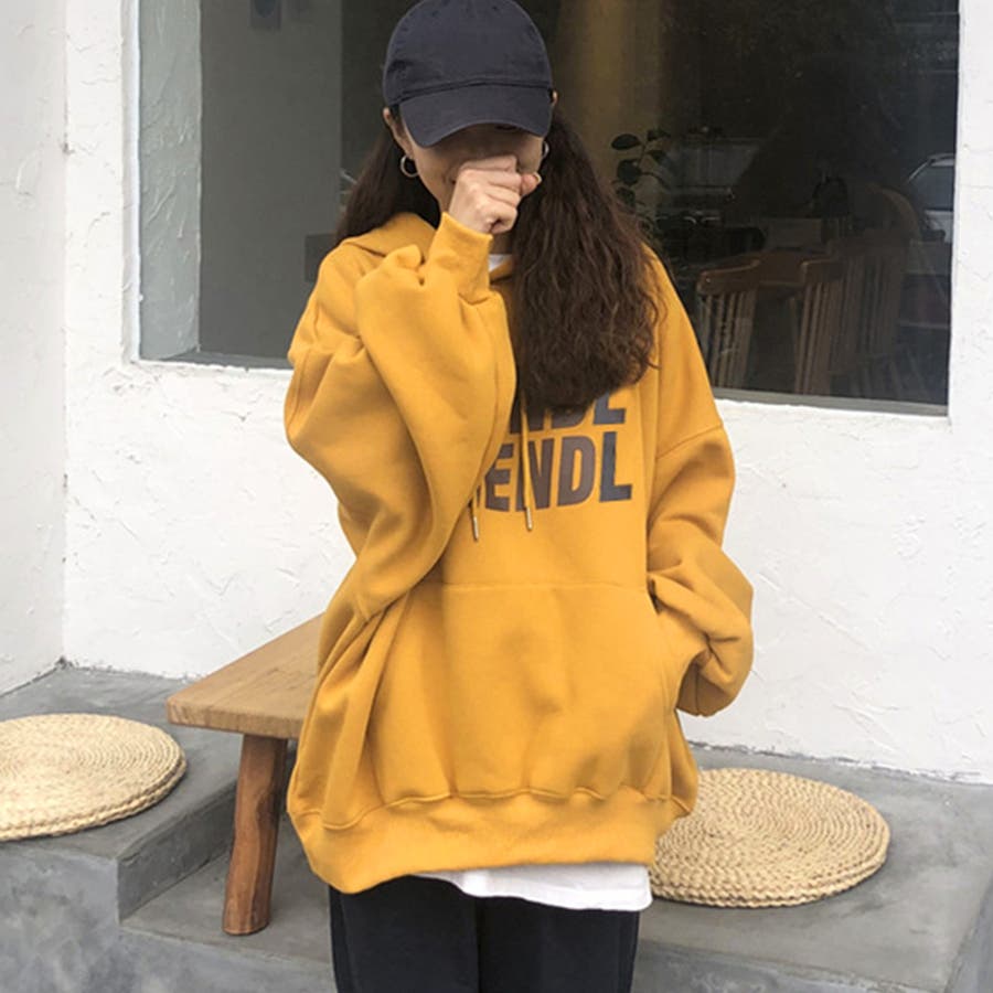 海外花系 thisisneverthat ホットピンク フードパーカー Lサイズ