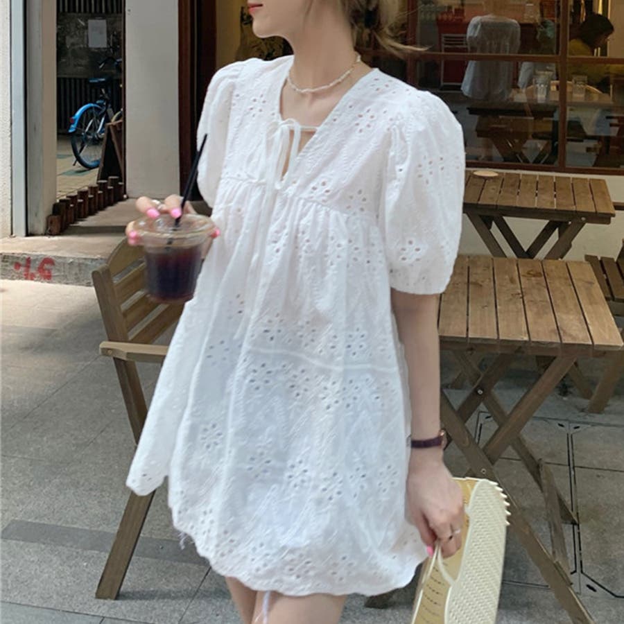 Mystrada - 新品タグ付きVネック刺繍ボリュームブラウスの通販