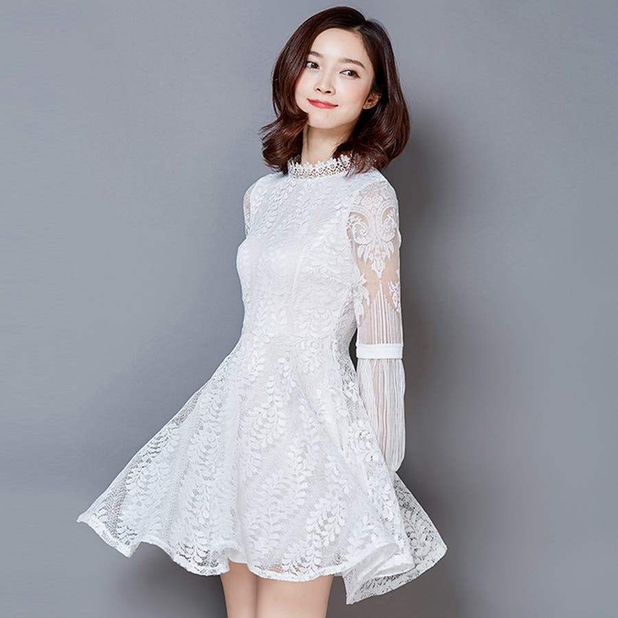 ワンピース 総レース レディース[品番:II000005476 ワンピース 総レース レディース[品番:II000005476