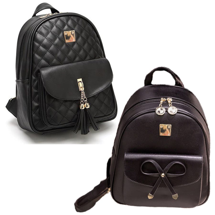 レザーリュックバッグ レディース タッセル付き | Bagoodtimeshop