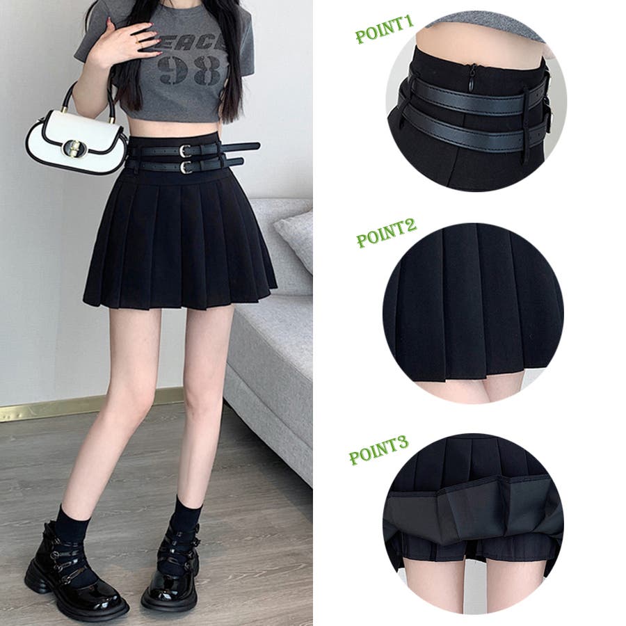 miniministore チェックスカート レディース ハイウエスト【ゆう