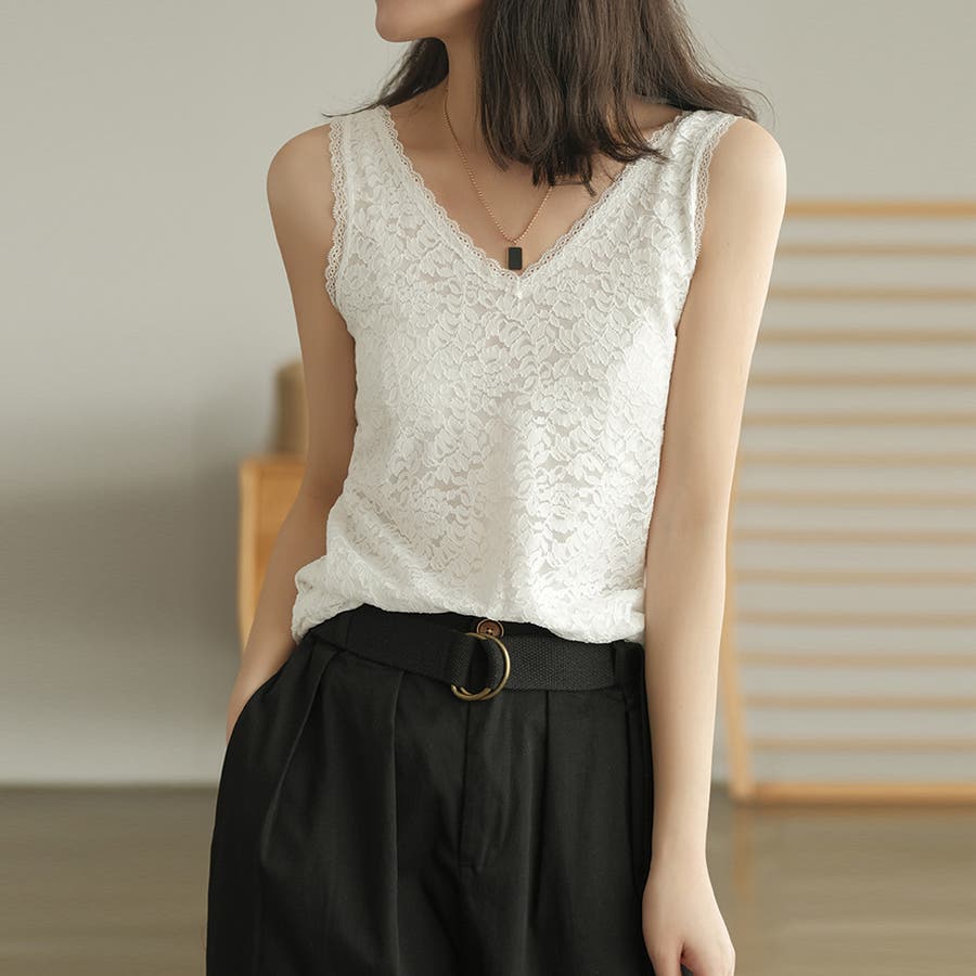 贅沢 85YN-900171-WH.jpg タンクトップ