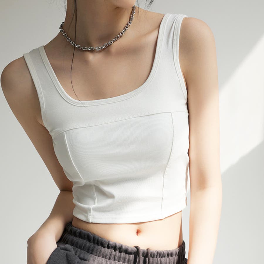 NKNIT ミニ丈タンクトップ